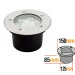 Ledim Sıva Altı Zemin Aydınlatma 6W-9W / Ledim 9102