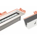 Ledim Sıva Altı 30cm 9 Led Wallwasher / Ledim 2052