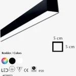 Ledim Sıva Üstü Linear 5x5 cm Kasa/ Ledim 1301