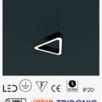 Ledim Üçgen Oval Simit Linear Aydınlatma / Ledim 3950